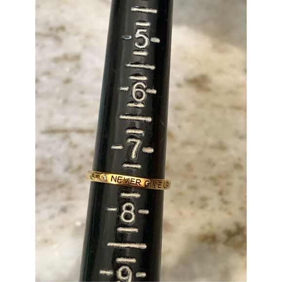 .925 Sterling Silver Rose Gold Ring #inspirational - Picture 7 of 7